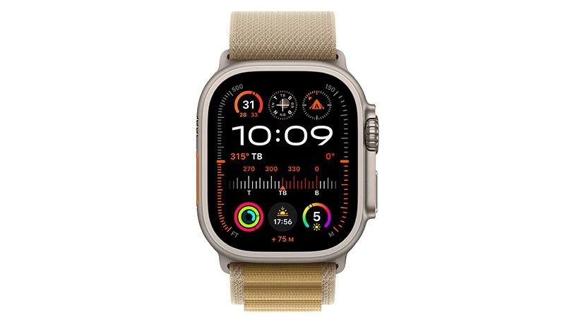Thiết kế Apple Watch Ultra 2 2024 49mm 4G viền Titan dây Alpine Size L