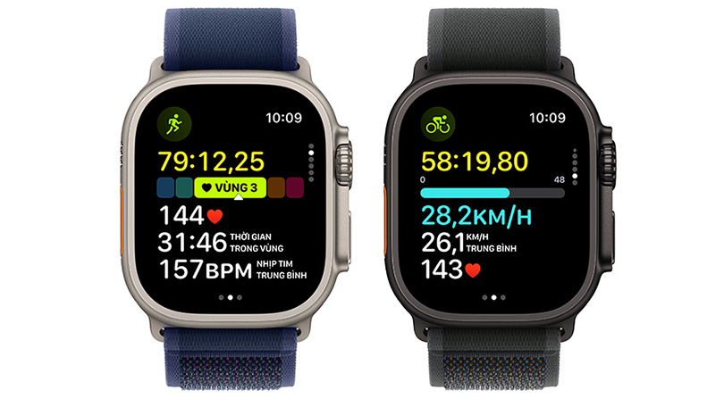 Dây đeo Apple Watch Ultra 2 2024 49mm 4G viền Titan dây Alpine Size S