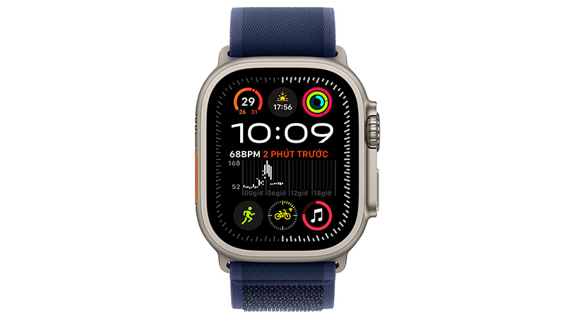 Màn hình Apple Watch Ultra 2 2024 49mm 4G Viền Titan Dây Trail Size M/L