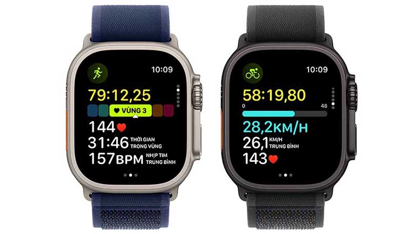 Tính năng Apple Watch Ultra 2 2024 49mm 4G viền Titan đen dây Alpine size L