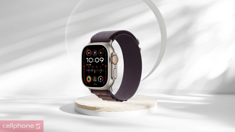 Apple Watch Ultra 2 2023 49mm 4G viền Titan dây vải Alpine cỡ lớn - Tạo hình tinh tế, xử lý, tính toán thông số nhạy bén