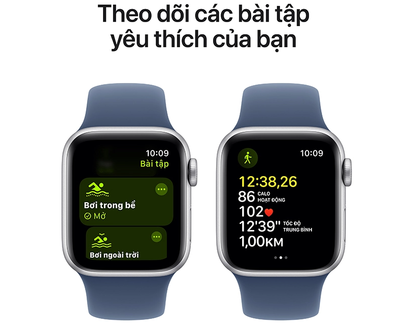 Apple Watch SE 2 2024 40mm viền nhôm dây cao su - Nâng cao sức khỏe, khẳng định đẳng cấp