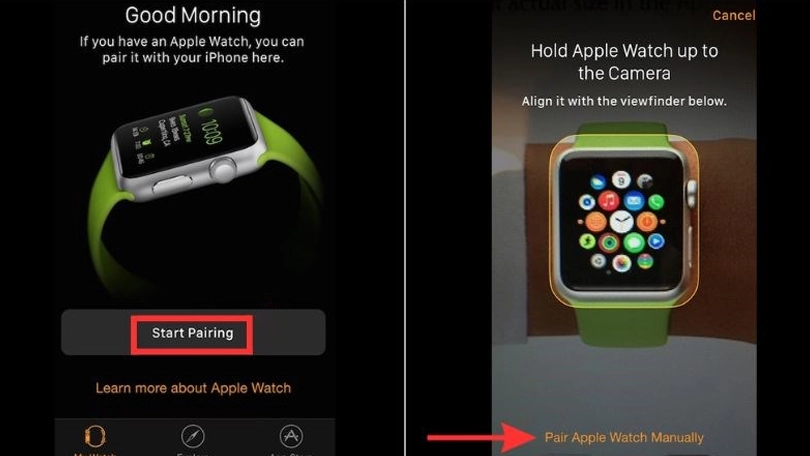 Hướng dẫn kết nối Apple Watch SE 2 2023 44mm 4G viền nhôm dây vải với iPhone