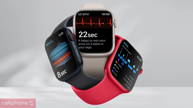 Đánh giá thiết kế Apple Watch Series 8 45mm 4G