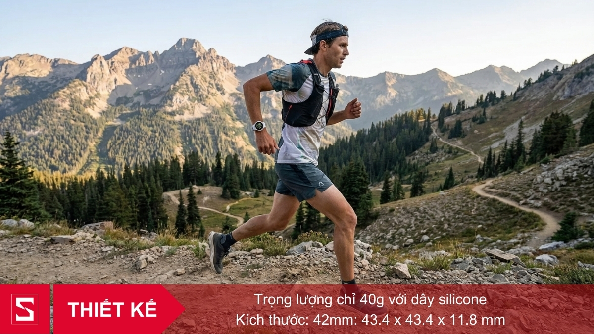 Đồng hồ thông minh Coros Pace 4 - Thiết kế năng động, tính năng hiện đại