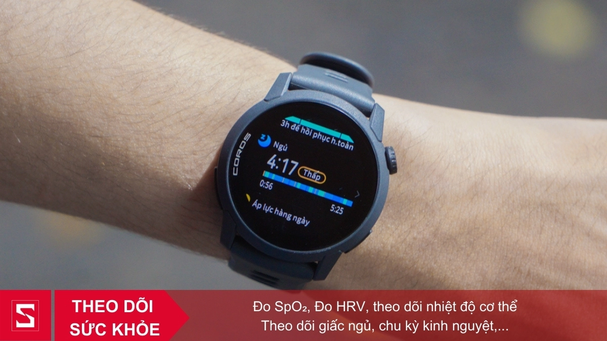Đồng hồ COROS Pace 4 hỗ trợ theo dõi sức khỏe nâng cao 24/7