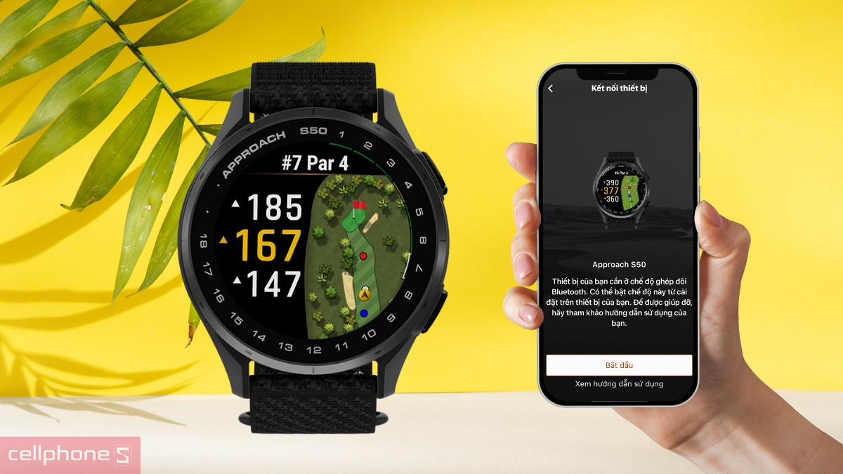 Hướng dẫn sử dụng đồng hồ thông minh Garmin Approach S50 Dây Nylon chi tiết
