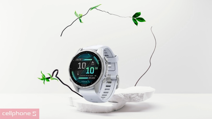 Đồng hồ thông minh Garmin Fexnix 8 43mm viền thép - Chất liệu cao cấp bền bỉ và thiết kế hiện đại