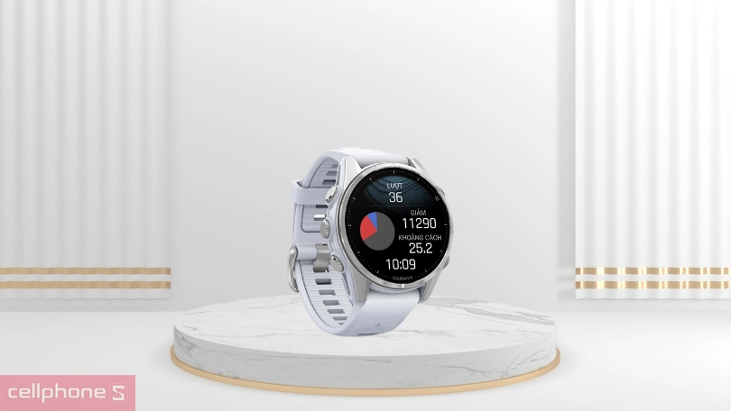 Đồng hồ thông minh Garmin Fexnix 8 43mm viền thép - Chất liệu cao cấp bền bỉ và thiết kế hiện đại