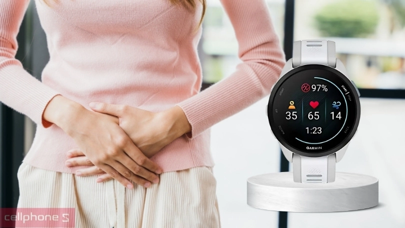 Garmin Forerunner 165 có gì đặc biệt dành cho phái nữ?