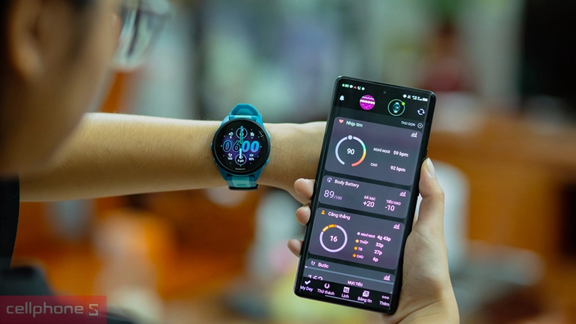 Hướng dẫn kết nối đồng hồ thông minh Garmin Forerunner 165 Music với điện thoại