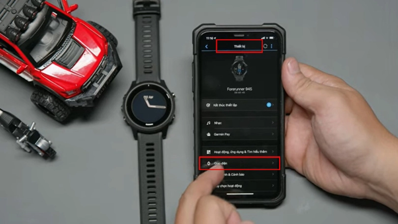 Hướng dẫn thay đổi màn hình Garmin Forerunner 255