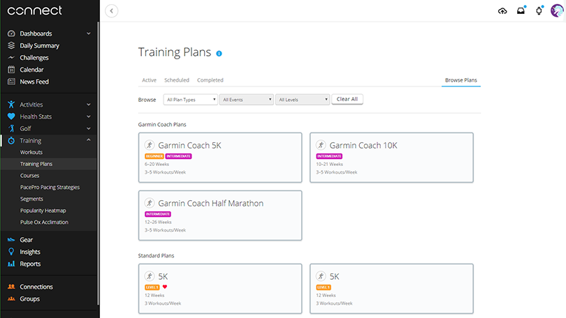 Cách lên kế hoạch tập luyện với ứng dụng Garmin Connect