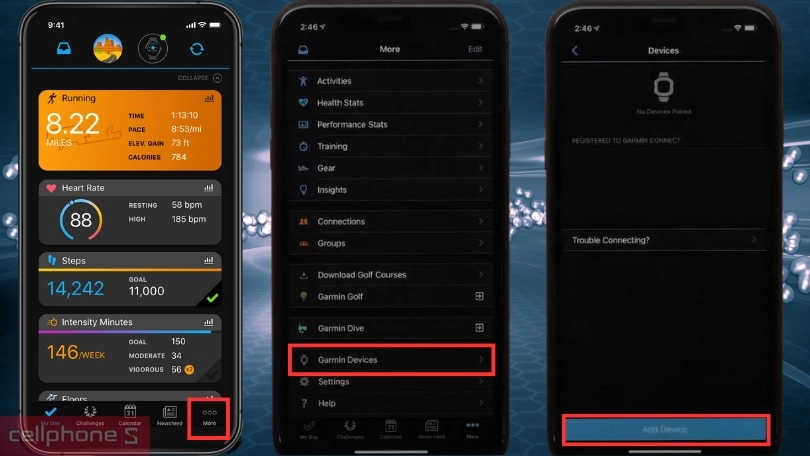 Cách kết nối đồng hồ thông minh Garmin Venu SQ 2 Music với smartphone