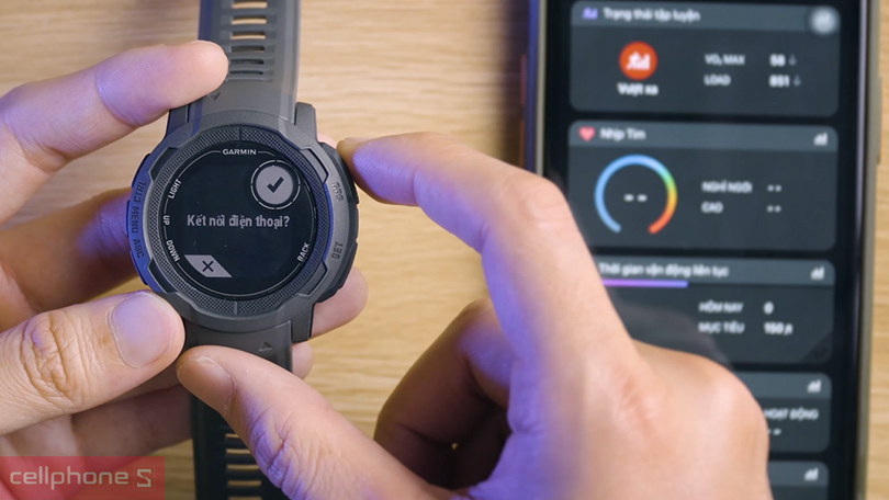 Hướng dẫn kết nối đồng hồ thông minh Garmin Instinct SE khi bắt đầu sử dụng