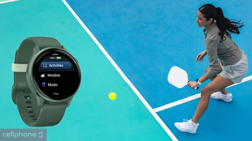 Thiết kế, kháng nước của đồng hồ thông minh Garmin Vivoactive 6