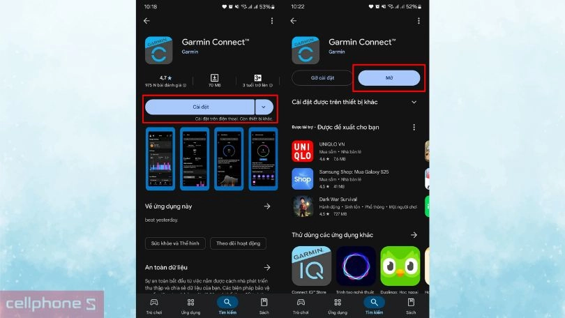 Hướng dẫn sử dụng dây đo nhịp tim Garmin HRM-200 S-M qua ứng dụng Garmin Connect