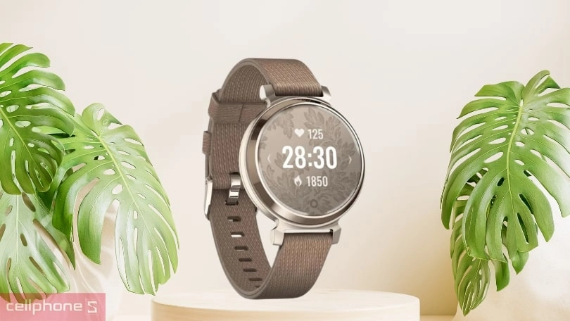 Đồng hồ thông minh Garmin lily 2 dây vải thiết kế thời trang, dễ dàng theo dõi sức khỏe