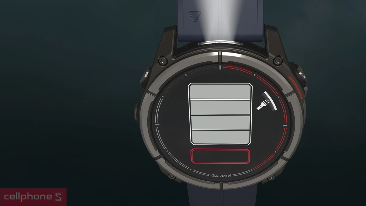 Pin, thời lượng sử dụng của đồng hồ thông minh Garmin quatix 8