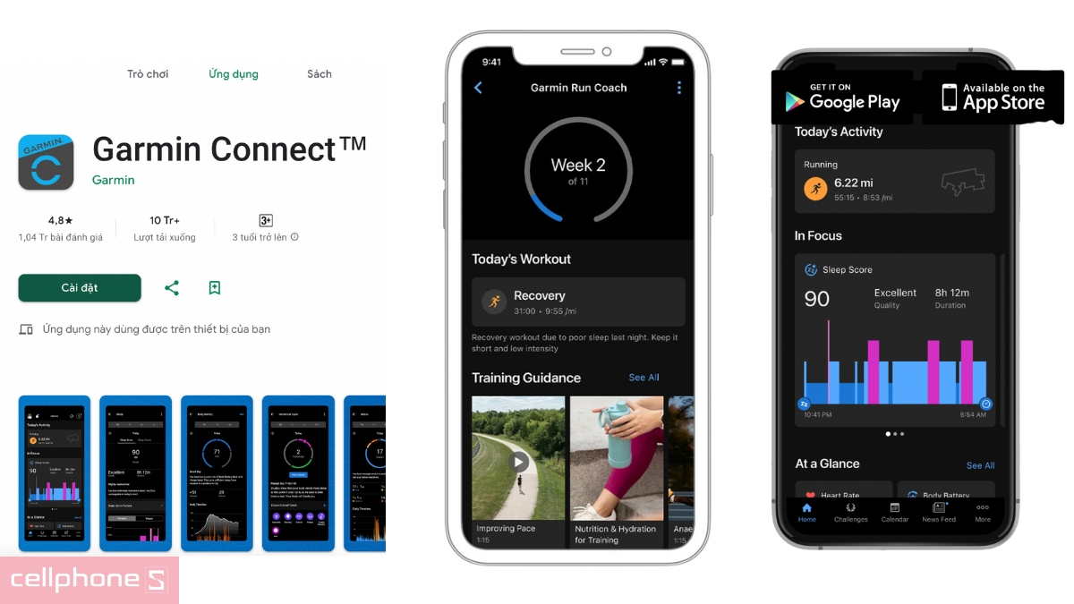 Hướng dẫn kết nối ứng dụng Garmin Connect với đồng hồ thông minh Garmin quatix 8 51mm 