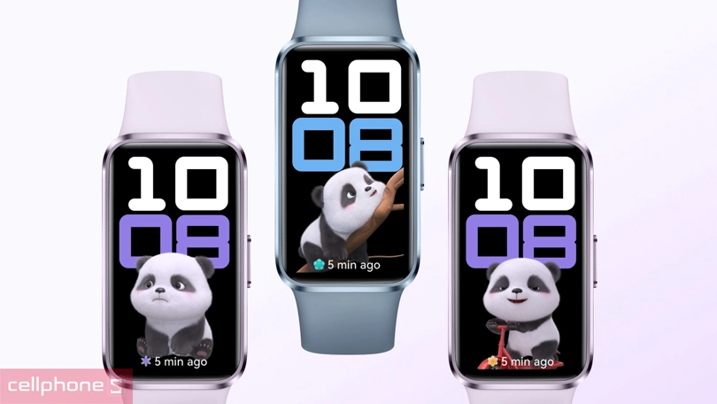 Vòng đeo tay thông minh Huawei Band 10 khung kim loại - Thiết kế năng động 