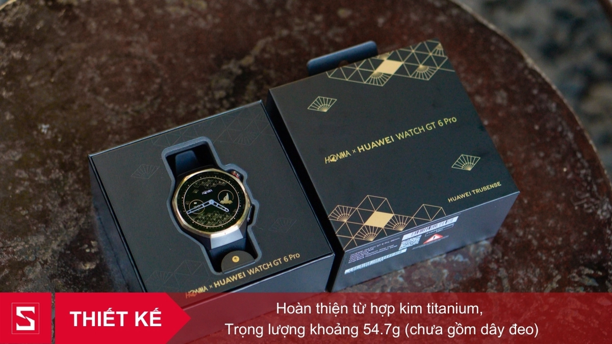 Thiết kế hợp kim titanium, chuẩn kháng nước 5 ATM và IP69