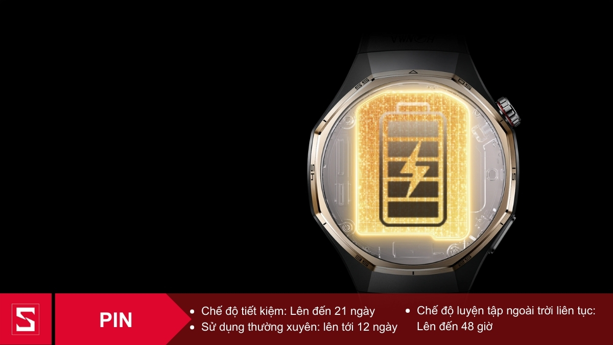 Thời lượng pin lên đến 21 ngày, sạc không dây tiện lợi