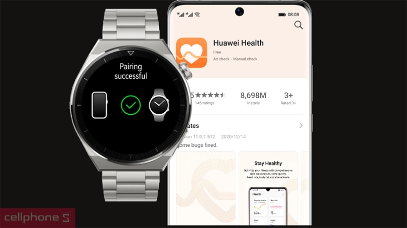 Đồng hồ thông minh Huawei Watch GT3 Pro dây silicone