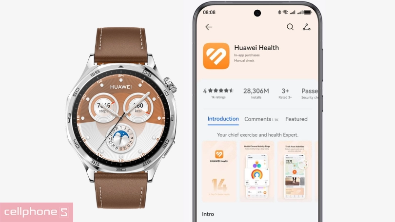 Cách sử dụng đồng hồ thông minh Huawei Watch GT 5 dây da đơn giản