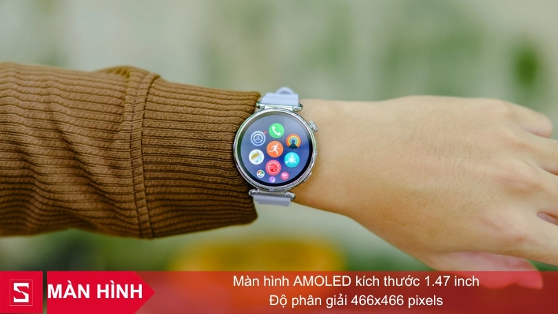 Màn hình sống động, AMOLED 1.47 inch