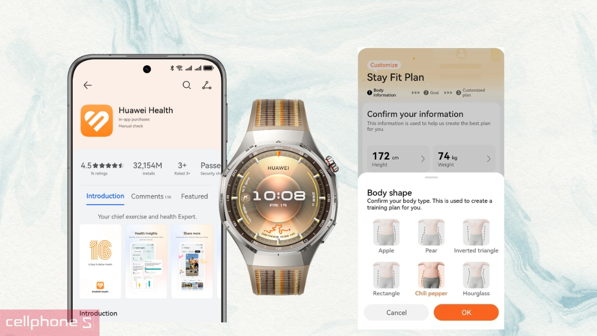 Hướng dẫn sử dụng kết nối đồng hồ thông minh Huawei Watch GT6 Pro 46mm dây vải với Huawei Health
