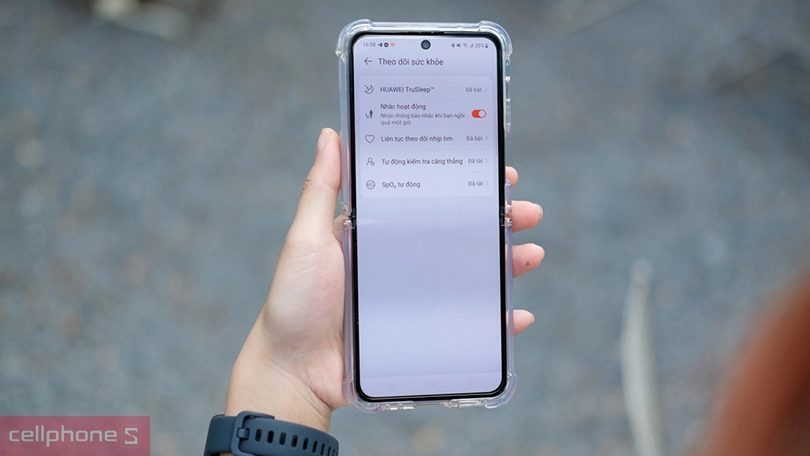 Giảm căng thẳng và vận động nhiều hơn với tính năng TruRelax thông minh