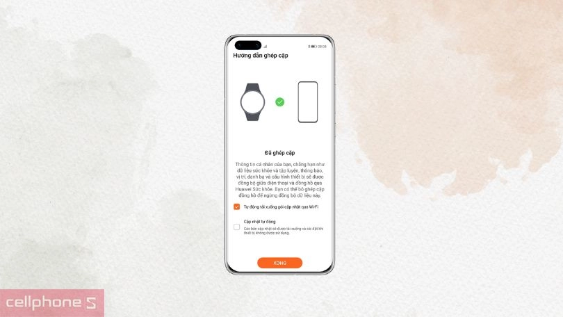 Hướng dẫn kết nối đồng hồ thông minh Huawei Watch 5 với HUAWEI Health