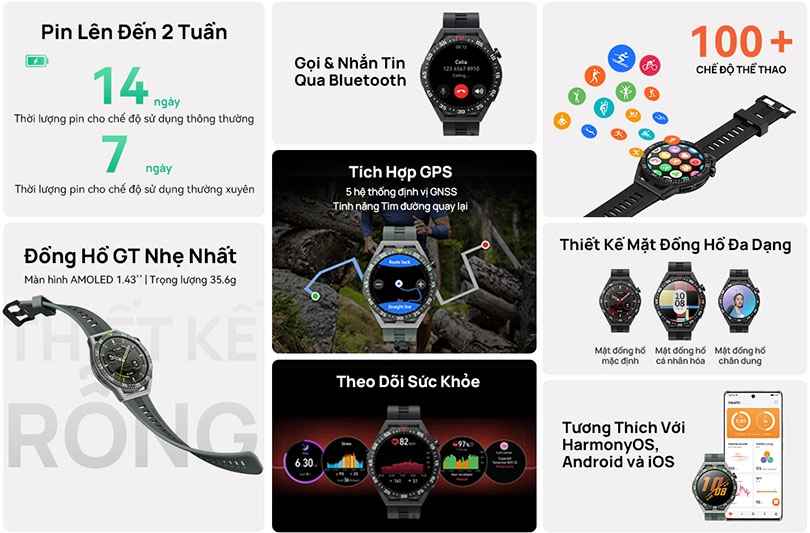 Đồng hồ thông minh Huawei GT3 SE