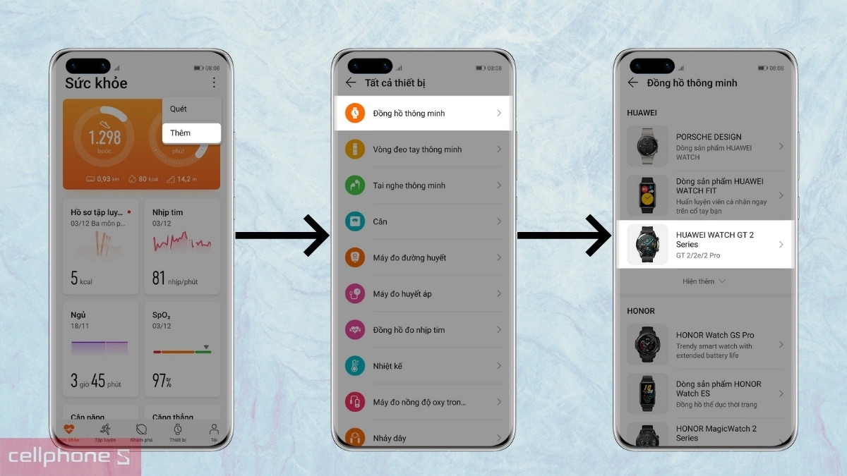 Hướng dẫn kết nối đồng hồ thông minh Huawei Watch GT6 với HUAWEI Health
