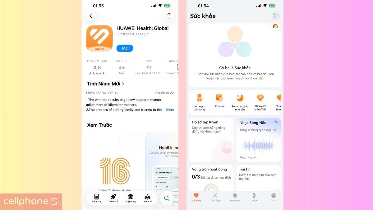 Hướng dẫn kết nối điện thoại với vòng đeo tay thông minh Huawei Band 11