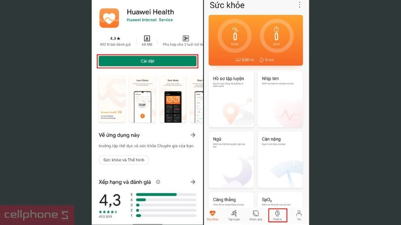 Hướng dẫn sử dụng vòng đeo tay thông minh Huawei Band 4E