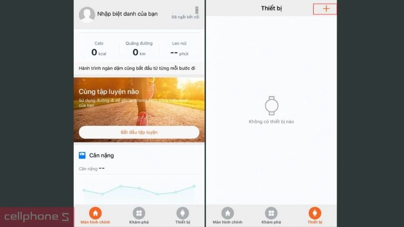 Kết nối với điện thoại iOS