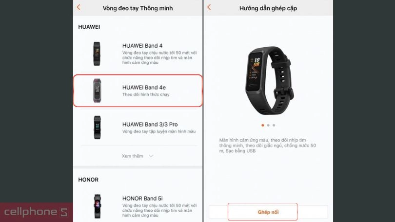 Kết nối với điện thoại iOS