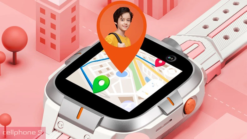 Định vị GPS của đồng hồ định vị trẻ em Kidcare S8 4G