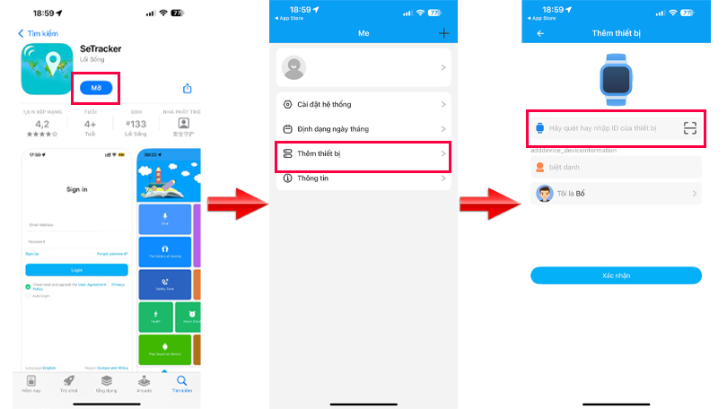 Hướng dẫn kết nối đồng hồ định vị trẻ em Kidcare S8 4G với điện thoại