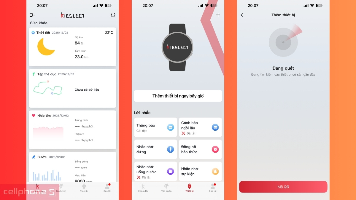 Hướng dẫn sử dụng đồng hồ thông minh Kieslect Elite 2