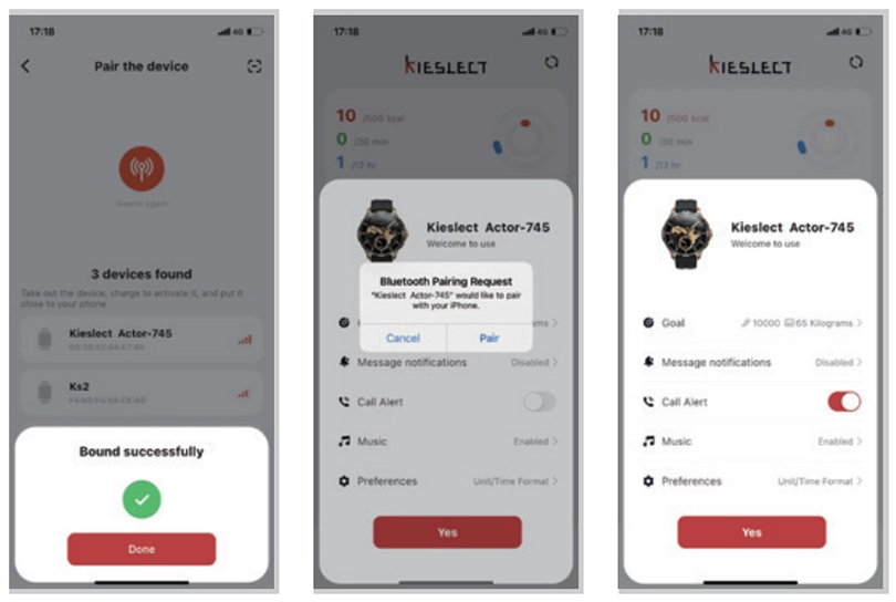 Hướng dẫn sử dụng đồng hồ thông minh Kieslect Actor chi tiết