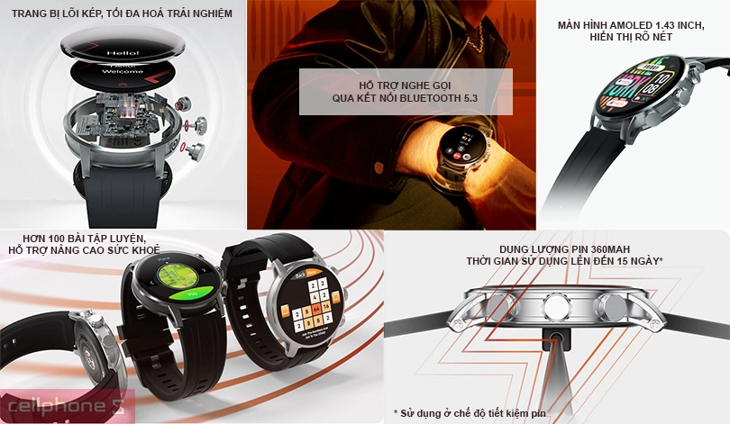 Đồng hồ thông minh Kieslect KR 2