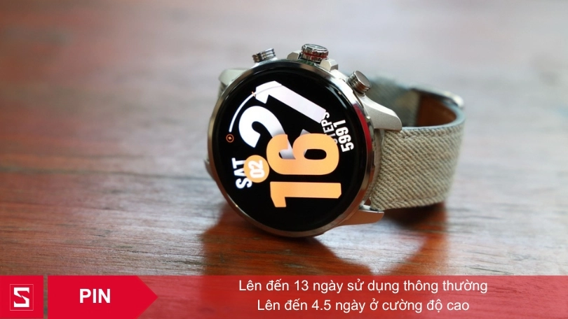 Viên pin 500mAh mang lại thời gian dùng ấn tượng