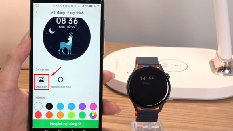 Cách tùy chỉnh mặt đồng hồ thông minh Kieslect KR Pro 2