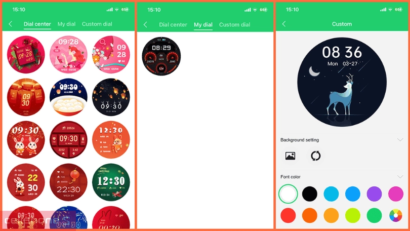 Tuỳ chỉnh mặt đồng hồ thông minh