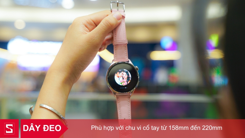 Dây đeo thời trang, dễ dàng thay thế theo từng phong cách