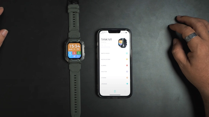 Hướng dẫn kết nối đồng hồ thông minh KOSPET Tank M1 với điện thoại