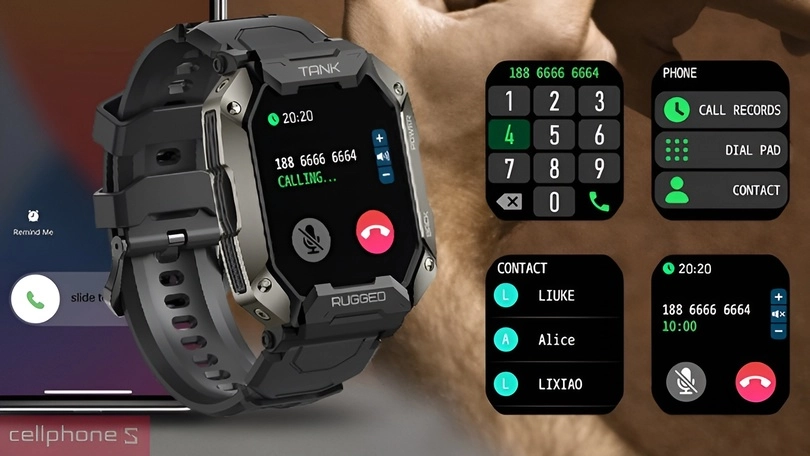 Chipset đồng hồ thông minh KOSPET Tank M1 Pro